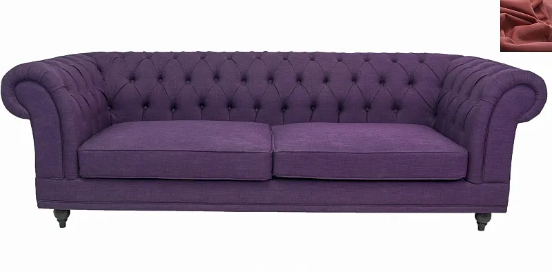 Диван мягкий арт-деко Neylan Purple красный в Москве Диван мягкий арт-деко Neylan Purple красный