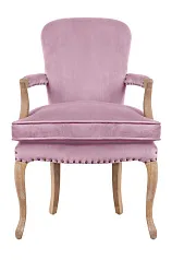 фото Мягкое полукресло с подлокотниками Anver Oak Pink в интерьере