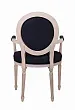 Мягкий стул с подлокотниками Delo Arm Black №3