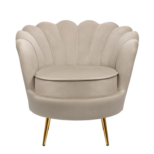 Низкое кресло ракушка Pearl Taupe в Москве Низкое кресло ракушка Pearl Taupe