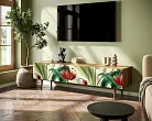 Комод "Бербер (Berber)" с ящиками низкий под TV арт BB19/Print_55 №2