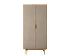 Шкаф малый двухстворчатый "Лайн (Line)" R24/beige №0