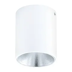купить 94504 Светодиодный потолочный светильник POLASSO, 1х3,3W (LED), ?100, белый, серебряный