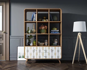 купить красивый Стеллаж "Ellipse" принт 2 арт EL13/print_2