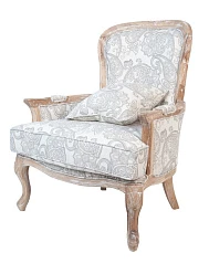 Мягкое полукресло с подлокотниками Shea в интерьере