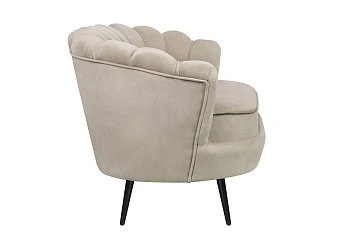 заказать Дизайнерский диван Pearl Double Taupe на черных ножках