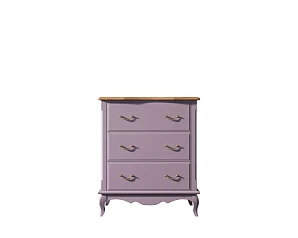 Комод Leontina Lavanda три ящика арт ST9356L в интерьере