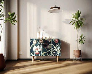 заказать Комод "Berber" три ящика и дверка арт BB34/Print_54 в интернет-магазине