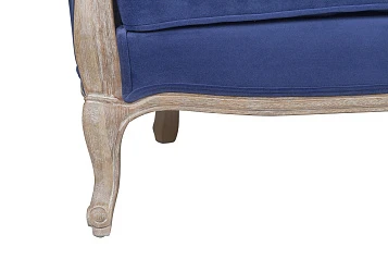 купить красивый Дизайнерский двухместный диван Darcy 2 ампир синий в интернет-магазине
