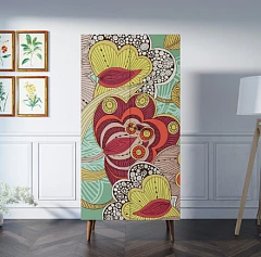 Шкаф малый двухстворчатый "Berber" принт 6 арт BB08/Print_06 на заказ в интернет-магазине