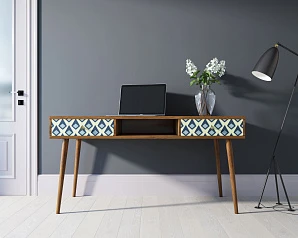 стильный Стол рабочий "Berber" принт 13 арт BB18/Print_13