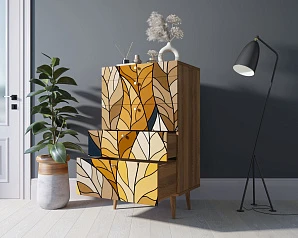 Комод высокий "Berber" принт 08 арт BB10/Print_08 на заказ