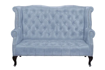 Кожаный дизайнерский диван лофт Royal Sofa Grey на заказ
