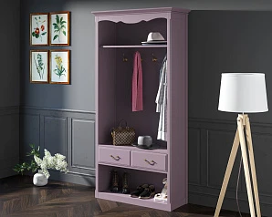 купить стильный Шкаф-прихожая Leontina Lavanda открытая арт ST9360L в интернет-магазине