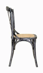 красивый Стул Cross Back Silver