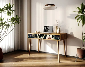 Стол рабочий "Berber" малый арт BB32/Print_54 в интернет-магазине