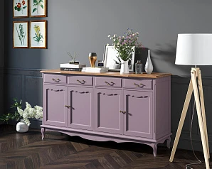 красивый Комод "Leontina lavanda" с ящиками и дверками арт ST9345L в интернет-магазине