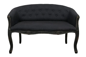 заказать Двухместный дизайнерский диван Kandy Double Black Old