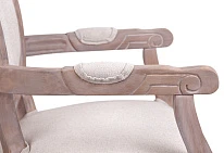 стильный Мягкий стул с подлокотниками Volker Arm Beige V2