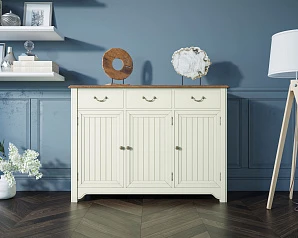 стильный Бежевый комод Olivia 3 ящика/3 двери арт GA6005C на заказ
