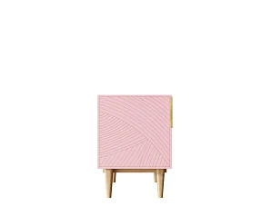 купить Тумбочка с дверкой "Line" LN08/GR1/pink в интернет-магазине