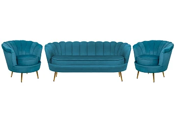 заказать Комплект кресел и дивана ракушка Pearl Triple Marine