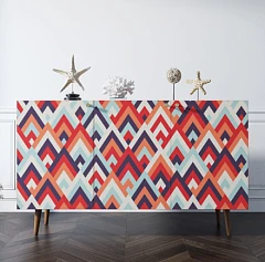 фото Комод "Berber" три дверки 2 принт арт BB01/Print_02 в интерьере