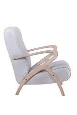 Низкое кресло Fobos light grey на заказ