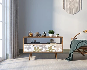 Консоль "Berber" с двумя ящиками принт 27 арт BB22/Print_27