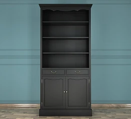 Книжный шкаф "Leontina Black"  арт ST9330BLK