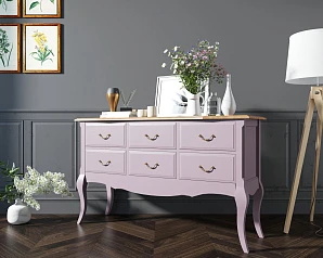 красивые Консоль "Leontina Lavanda" 6 ящиков арт ST9358L