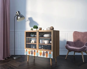 купить красивый Буфет низкий "Berber" принт 48 арт BB47/Print_48 в интернет-магазине