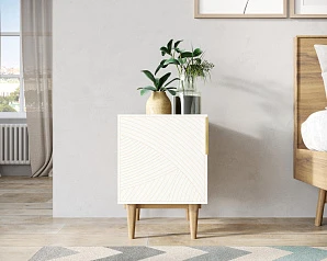 заказать Тумбочка с дверкой "Line" LN08/GR1/beige в интернет-магазине