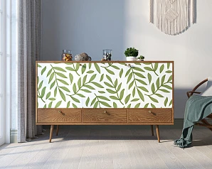 Комод "Berber" три дверки и три ящика 28 принт арт BB24/Print_28
