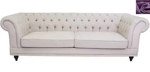 фото Диван мягкий арт-деко Neylan фиолетовый