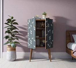 Комод на высоких ножках "Berber" 18 принт арт BB09/Print_18 на заказ