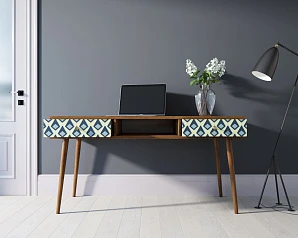 стильный Стол рабочий "Berber" принт 13 арт BB18/Print_13