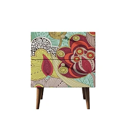 купить стильные Тумбочка "Berber" с двумя ящиками 6 принт арт BB03/Print_06, разноцветная в интернет-магазине