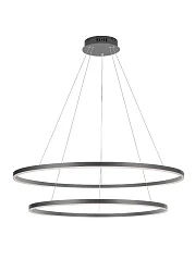 Люстра Orblaze 2 rings 1000 black в интернет-магазине
