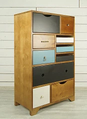 красивые Комод универсальный «Aquarelle Birch» 10 ящиков арт RE-14ETG/4