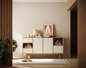 купить Комод с двумя дверками и тремя ящиками "Alice" арт ALC03 в интернет-магазине