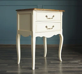 купить Прикроватная тумба "Leontina" на 2 ящика арт ST9306