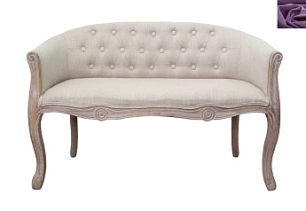 Дизайнерский двухместный диван Kandy Double Mocca цвет фиолетовый на заказ в интернет-магазине