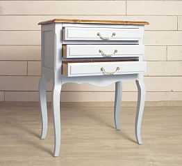 купить стильные Тумба "Leontina Blue" на 3 ящика арт ST9348B