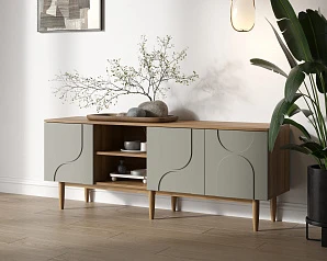 фото Комод с дверками "Arka" AR10-F2 в интерьере