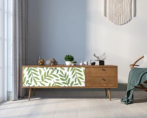 стильные Комод "Berber" два ящика и две дверки 28 принт арт BB27/Print_28