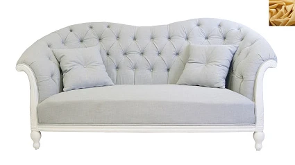 Французский диван Velina цвет желтый в интернет-магазине