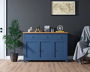 Комод "Jules Verne" 3 ящика 3 дверки арт JV38ETGB