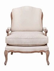 фото Мягкое полукресло с подлокотниками Niro Rattan Beige в интерьере