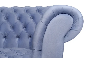 купить красивые Двухместный диван Lina Blue-B синий в интернет-магазине